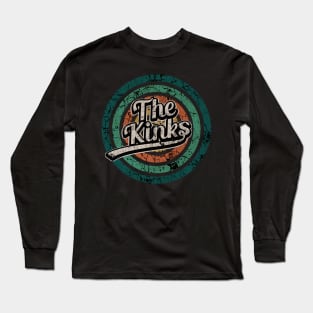 The Kinks // Retro Circle Crack Vintage Long Sleeve T-Shirt